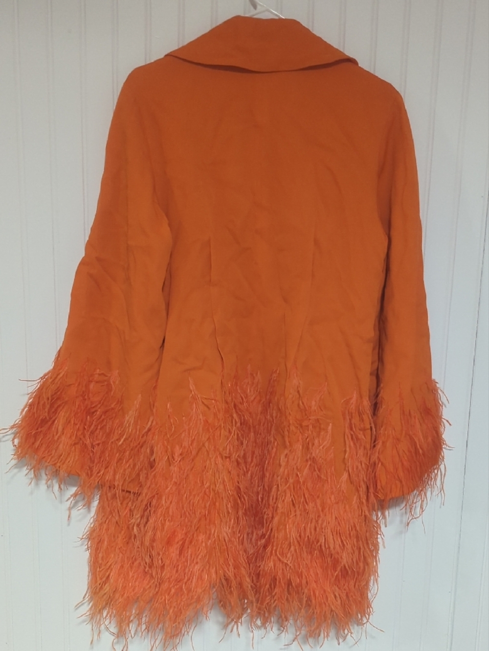 cult gaia Orange Feather Harper Dress - Picture 6 of 8